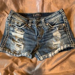 Silver Jean Aiko Shorts W28